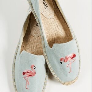 Soludos Espadrilles Flamingo size 8